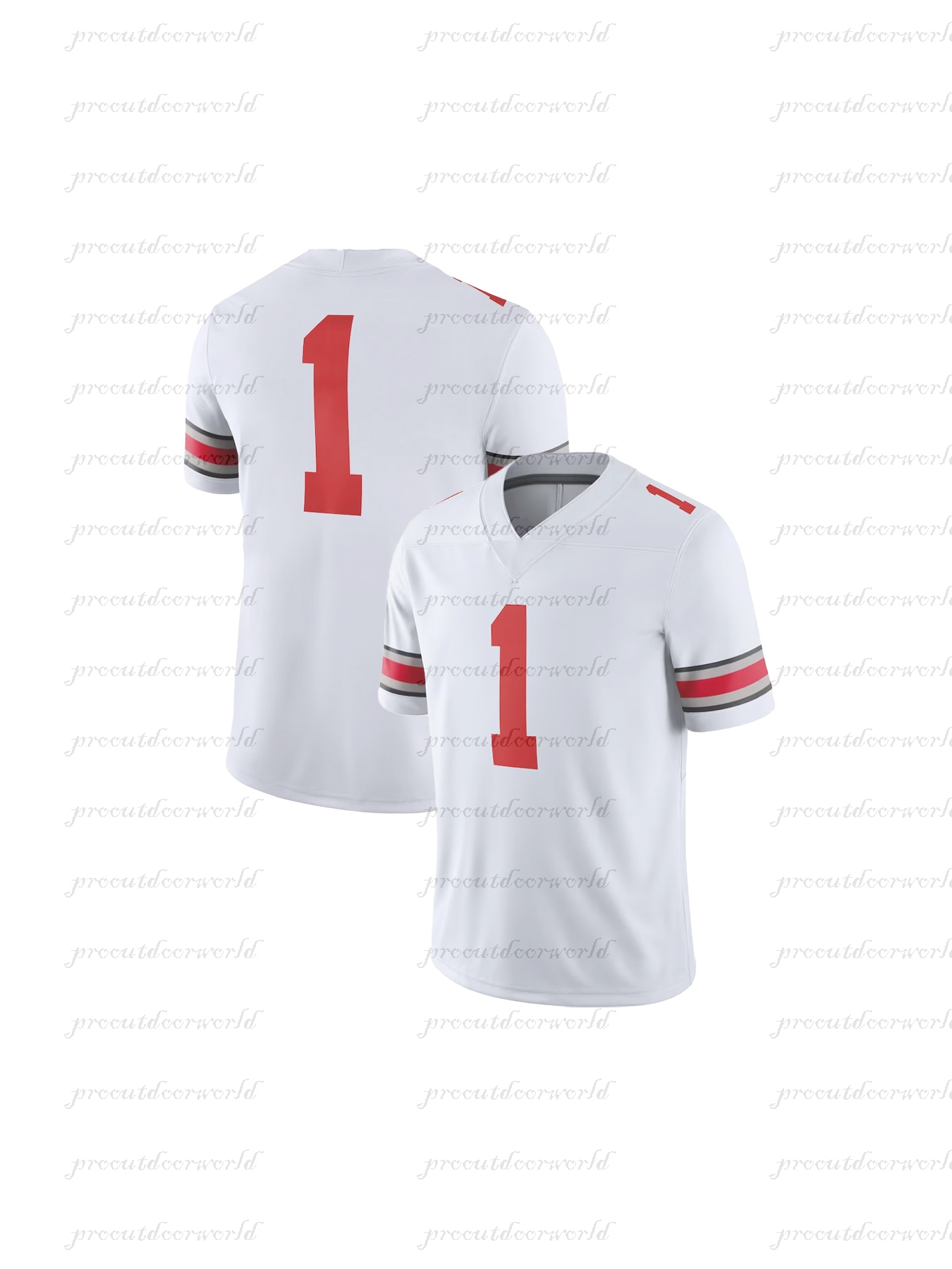 2025 Custom Football Jerseys 4 Jeremiah Smith Jersey Jack Sawyer Will Howard Caleb Downs Treveyon Henderson Denzel Burke Miyan Egbuka