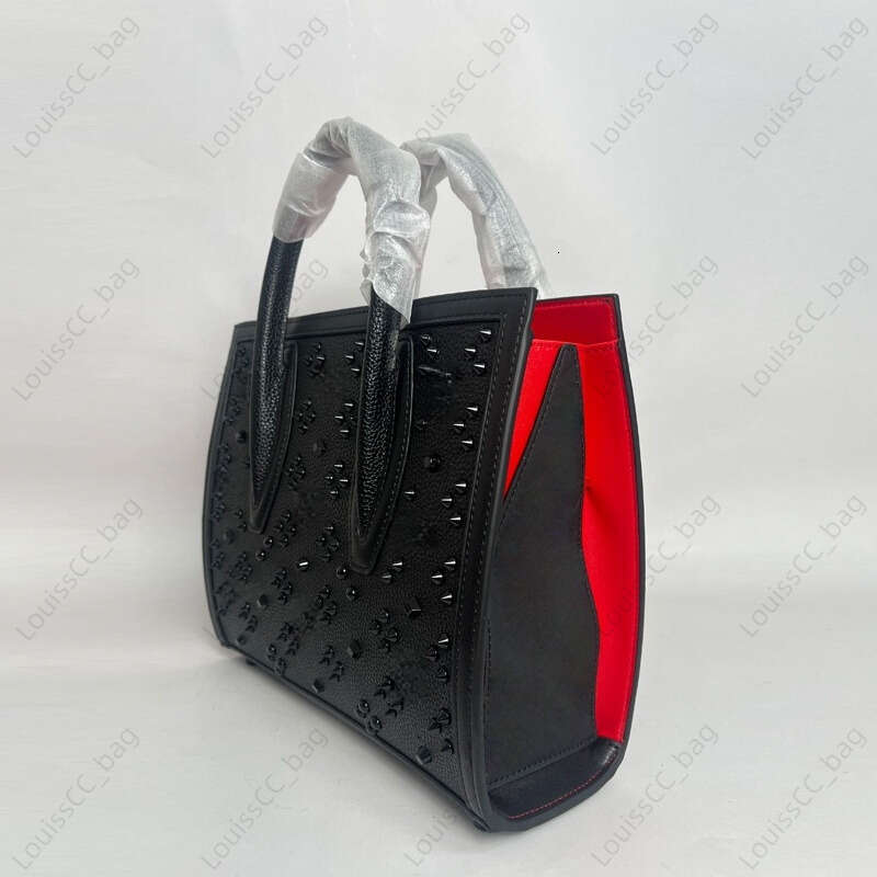 Designer Bag Christiann Louubitons Luxury Bag Fashion Riveted High-End Women's Handcrafted Leather Classic Alphabet Shopping Bag CL Tote Evening Bag 064