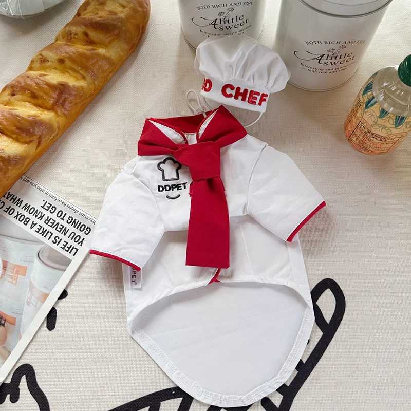 Dog Clothing Pet Role-playing Chefs Outfit Set Puppy Transformation Costume Bulldog Maltese Small Medium-sized Dogs Clothes XJ250813