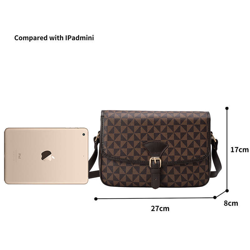 Lacel Urwebin 2025 New Trendy Women's Simple Versatile Boston Pillow Bag Crossbody Shoulder Mini Monogram Handbag