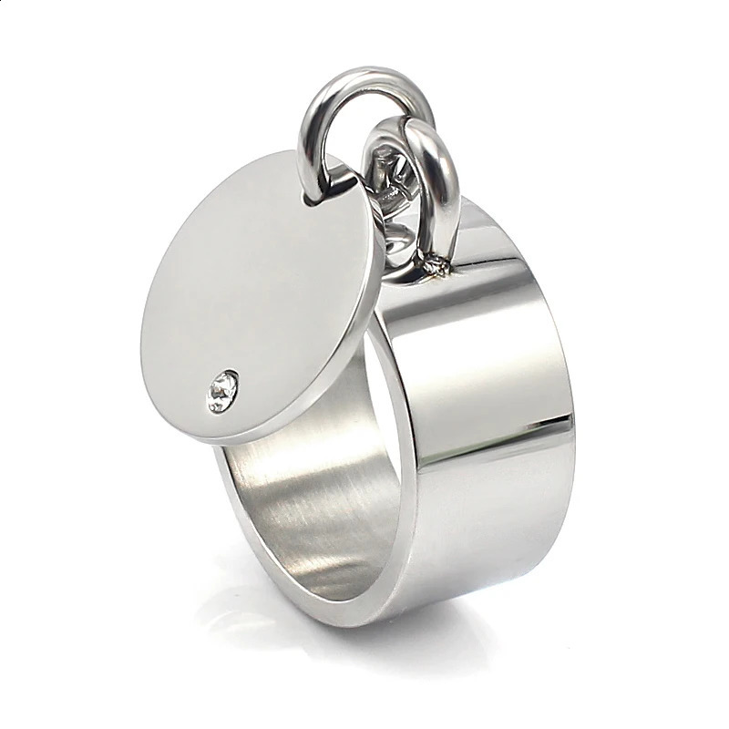 Fashion Male Female Ring Classic Silver Color Rhinestone Wedding Jewelry For Women Men Christmas Party Present 250811