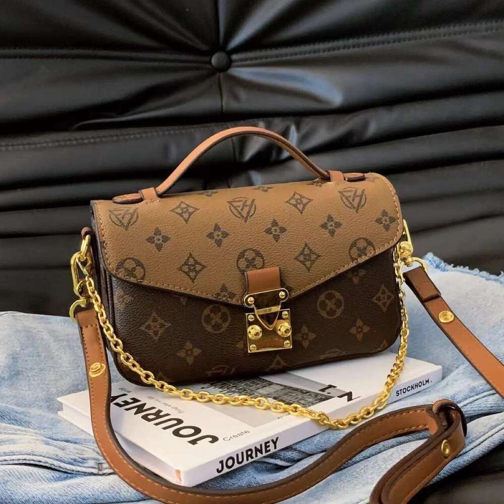 Louis Fanghua for Women 2024 Trendy Versatile Small Square Bag Casual Printed Single Shoulder Crossbody Handbag