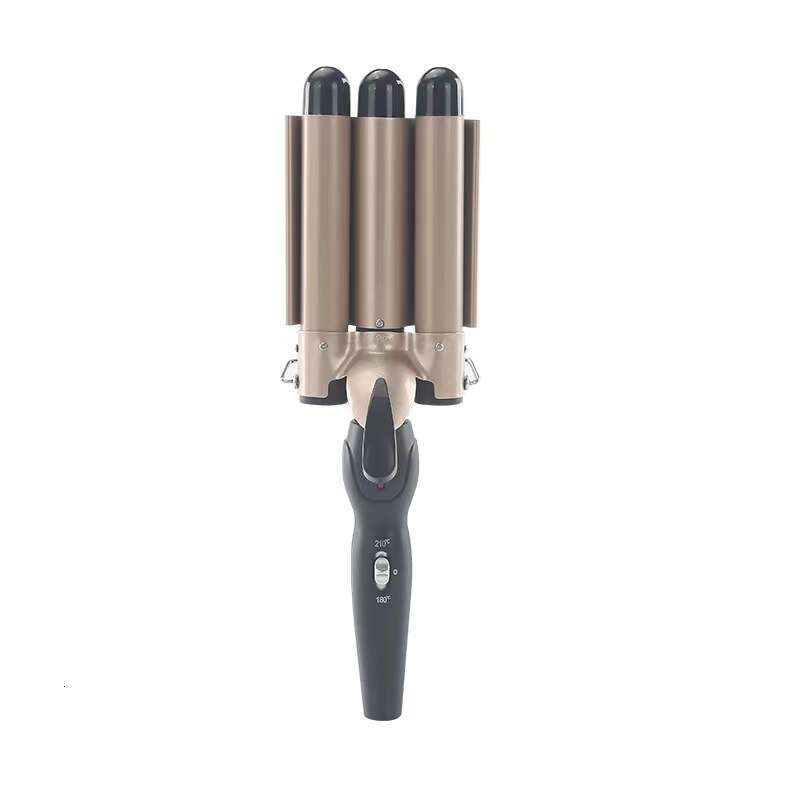 Three Bar Iron Automatic Curling Wand Egg Roll Artifact Wireless Straightening Comb Small Home Appliance Hair Straightener