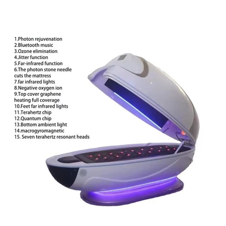 Professional Acrylic Sauna Capsule Infrared Sauna Spa Capsule Slimming Pod Machine Durable Heat Capsule Infrared Pod with Detoxifies Body Sauna Pods