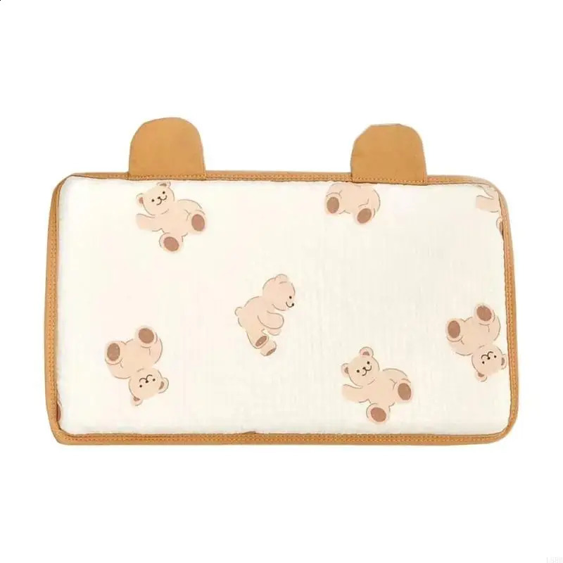 L5BB Soft Latex Pillow for borns Gentle Supportive Cushion for Boys Girls Gift 250812