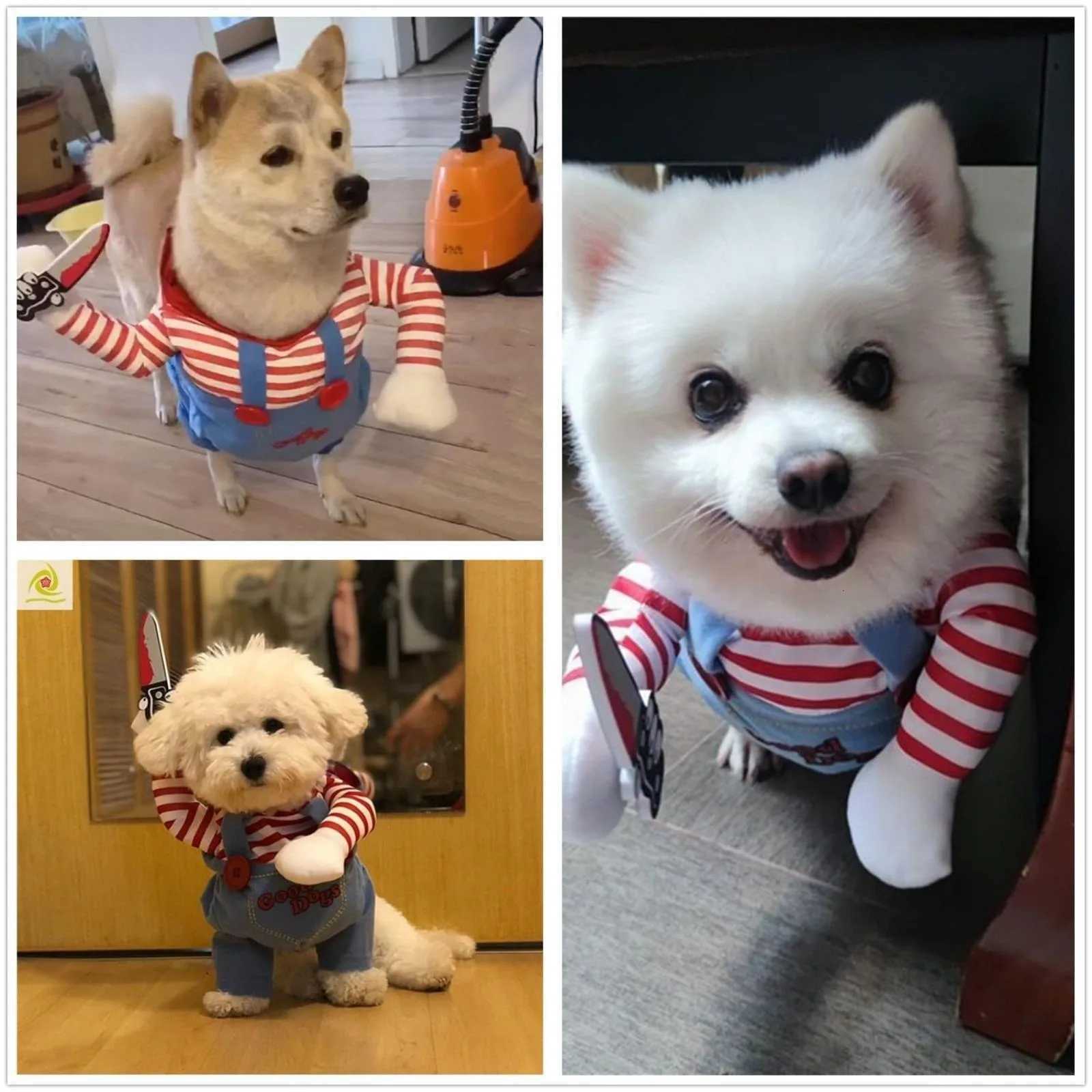 Pet Dog Funny Costume Doll Costume Cosplay Party Halloween Christmas Clown Clothes for Small Medium Large DogsXJ250813