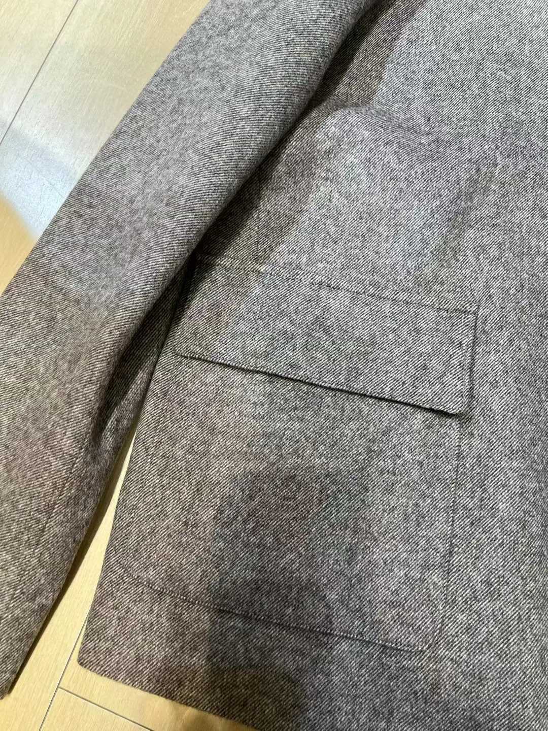 Winter-autumn classic womens turn-down collar wool jacket Z250813