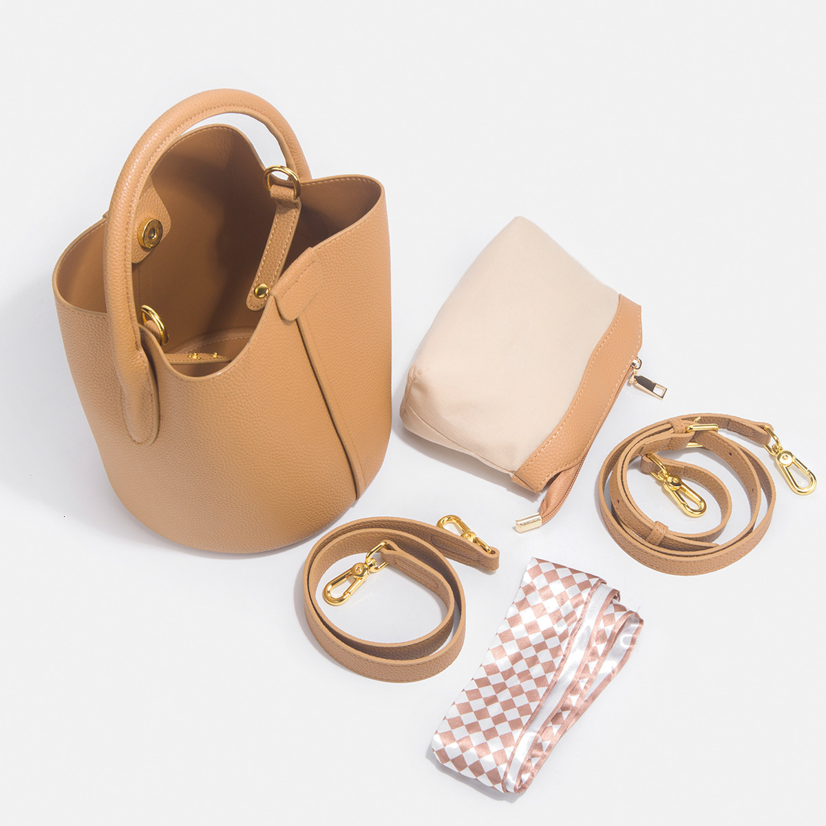 Ladies' bucket bag handbag 2025 new designer versatile crossbody bag