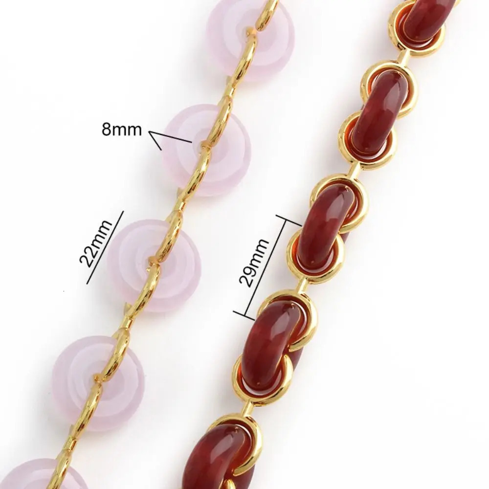 Donut Chain Bag Replacement Shoulder Strap Acrylic Metal Bag Shoulder Belt Multifunctional Resin Bag Decorative Chain Women 250812