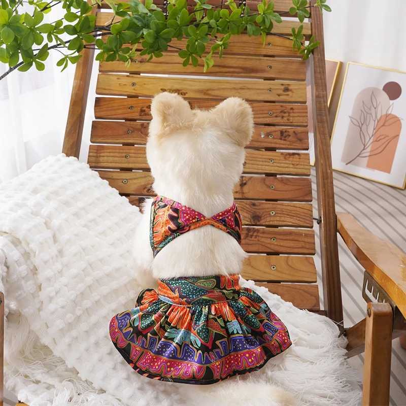 Summer Cut Pet Clothing Puppy Bikini Set Designer Leopard Print Swimsuit Dogs Beach Vacation Clothes Cat Swimwear Dog Costume XJ250813