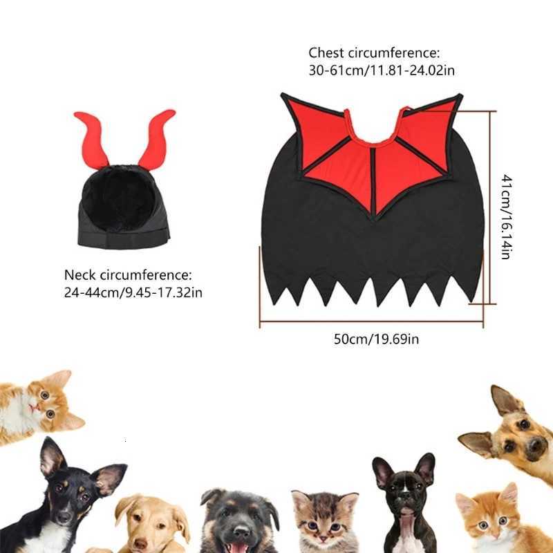 Halloween Dog Costume Suit Vampires Cloak Headgear Party Dogs Costume Pet Outfit 203C XJ250813