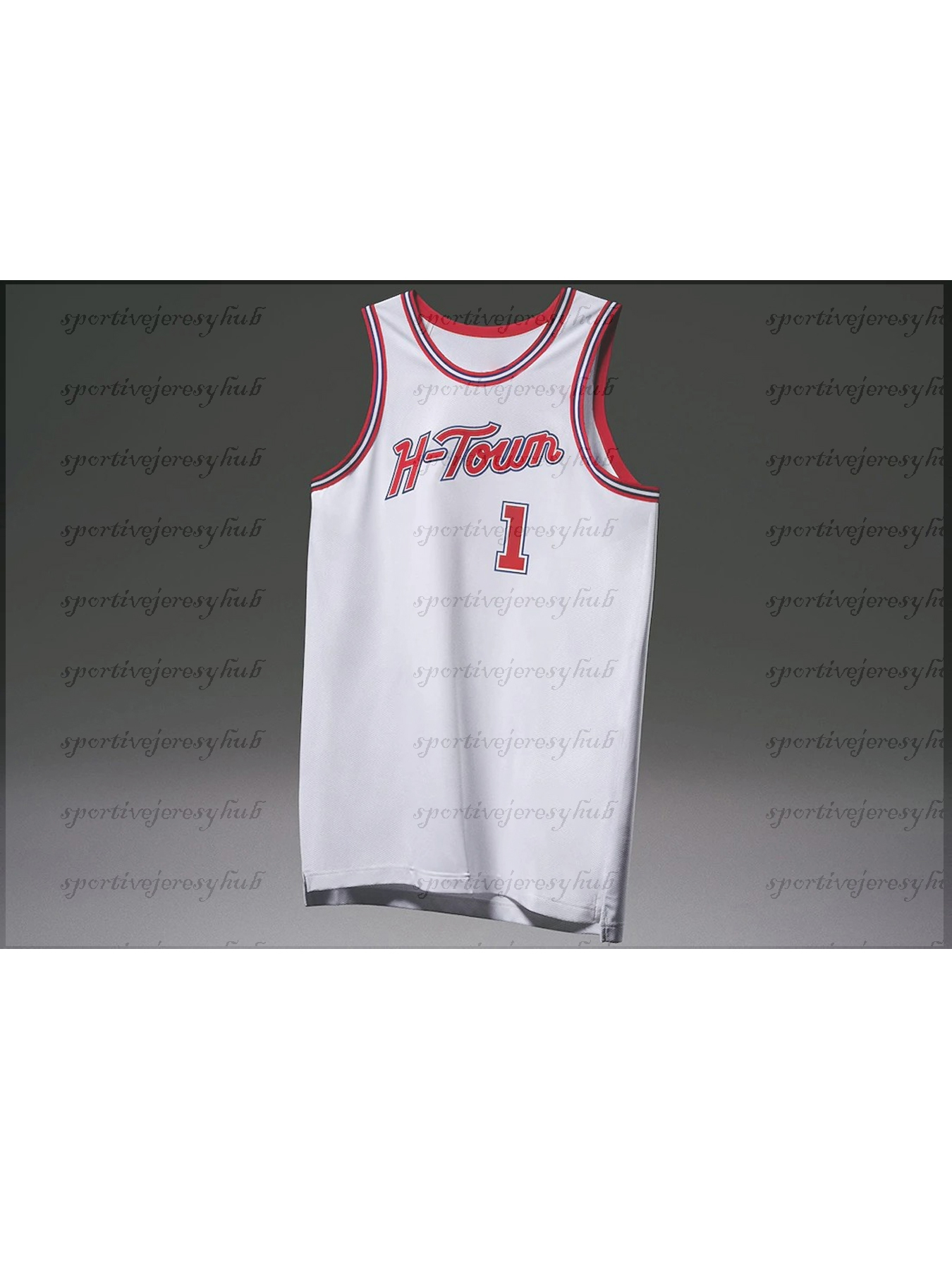 2025-26 City Edition Men's Black/White/Blue/Red Basketball Jeresys Custom Num and Nom Stitched 7 Durant 1 Amen Thompson 28 Alperen Sengun 4 Jalen