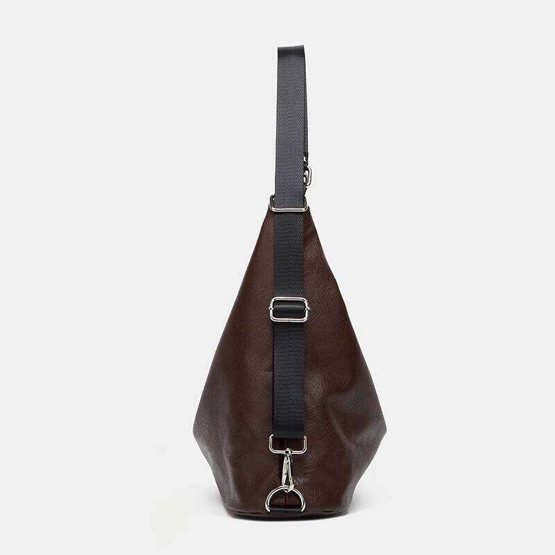 OLOEY Solid color simple Luxury Bag wide strap detachable cloth strap, can used as a backpack, shoulder bag