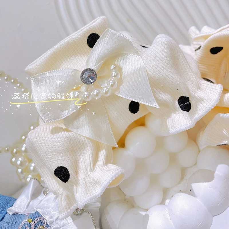 Designer Luxury Pet Princess Skirt Cowboy Skirt Puppy Sweater Small Dog Cotton Base Sweater Sweet Knitted Sweater Beautiful Set XJ250813