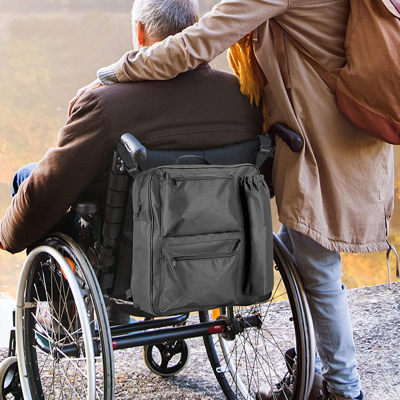 Outdoor Wheelchair Portable Stroller Hanging Large Capacity Waterproof