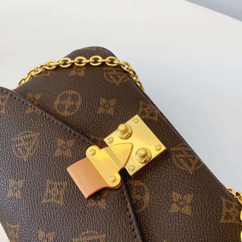 Louis Fanghua for Women 2024 Trendy Versatile Small Square Bag Casual Printed Single Shoulder Crossbody Handbag