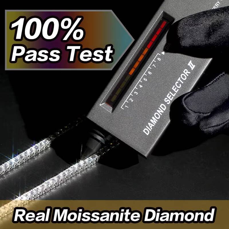 S925 Moissanite 2mm 3mm 4mm 5mm 6.5mm Wide Diamond Tennis Bracelet Vvs Moissanite Tennis Chain Factory Price