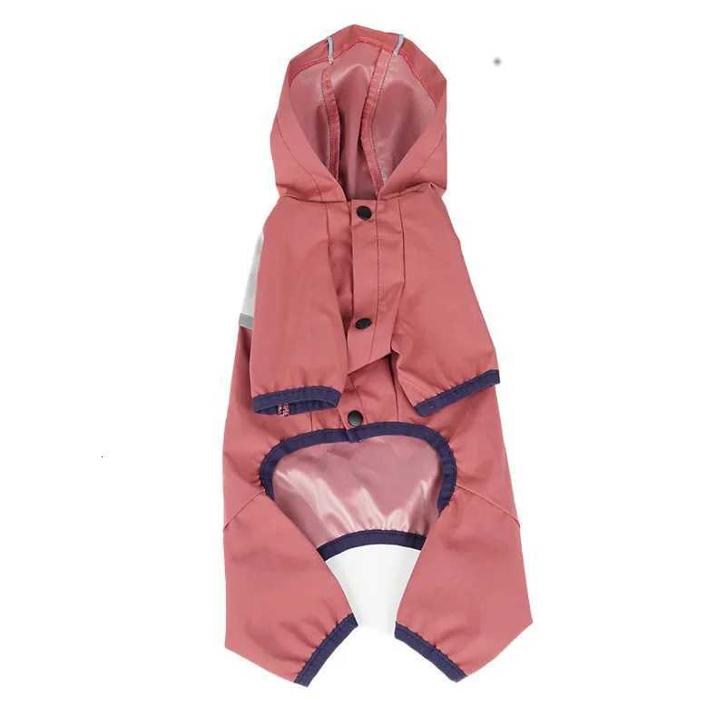 Pet and Dog Raincoat Rainproof Breathable Pet Clothing Reflective Printed Four-legged Pet Supplies XJ250813