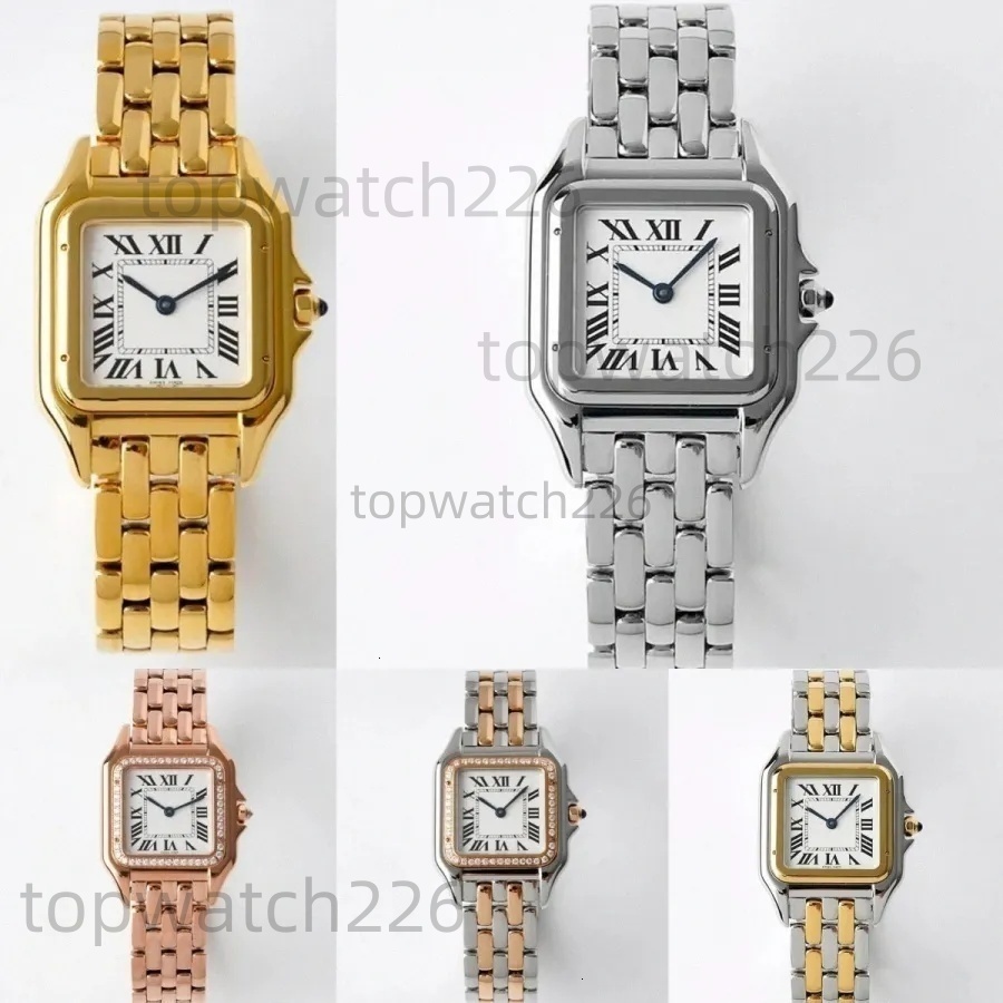 Women watch for ladies Designer Watch Square panthere fashion quartz movement watches square tank Women gold silver watches Montre de Luxe business C318 with