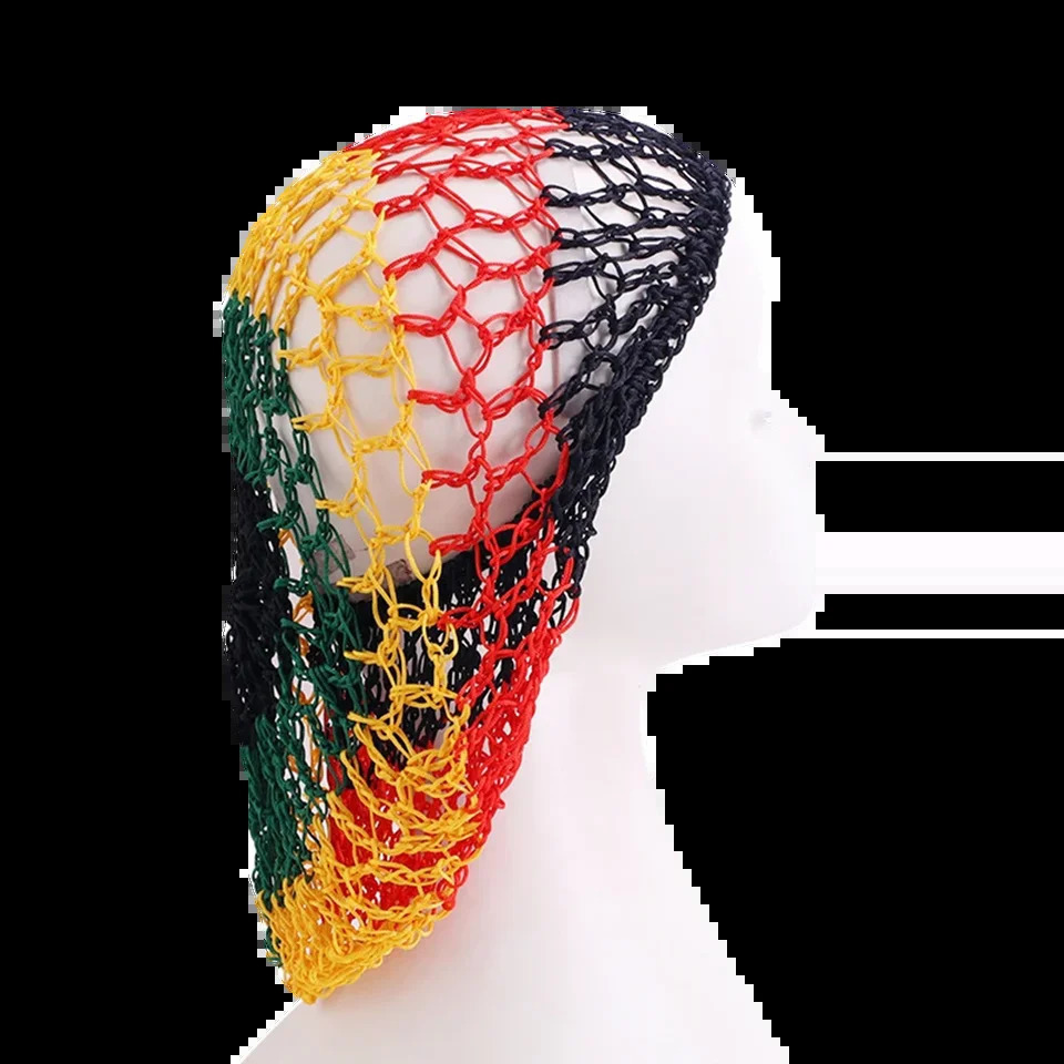 Ladies Soft Rayon Crochet Hairnet Wide Band Mesh Snood Hair Net Knit Hat Cap Lady Turban Hair Accessories 250812