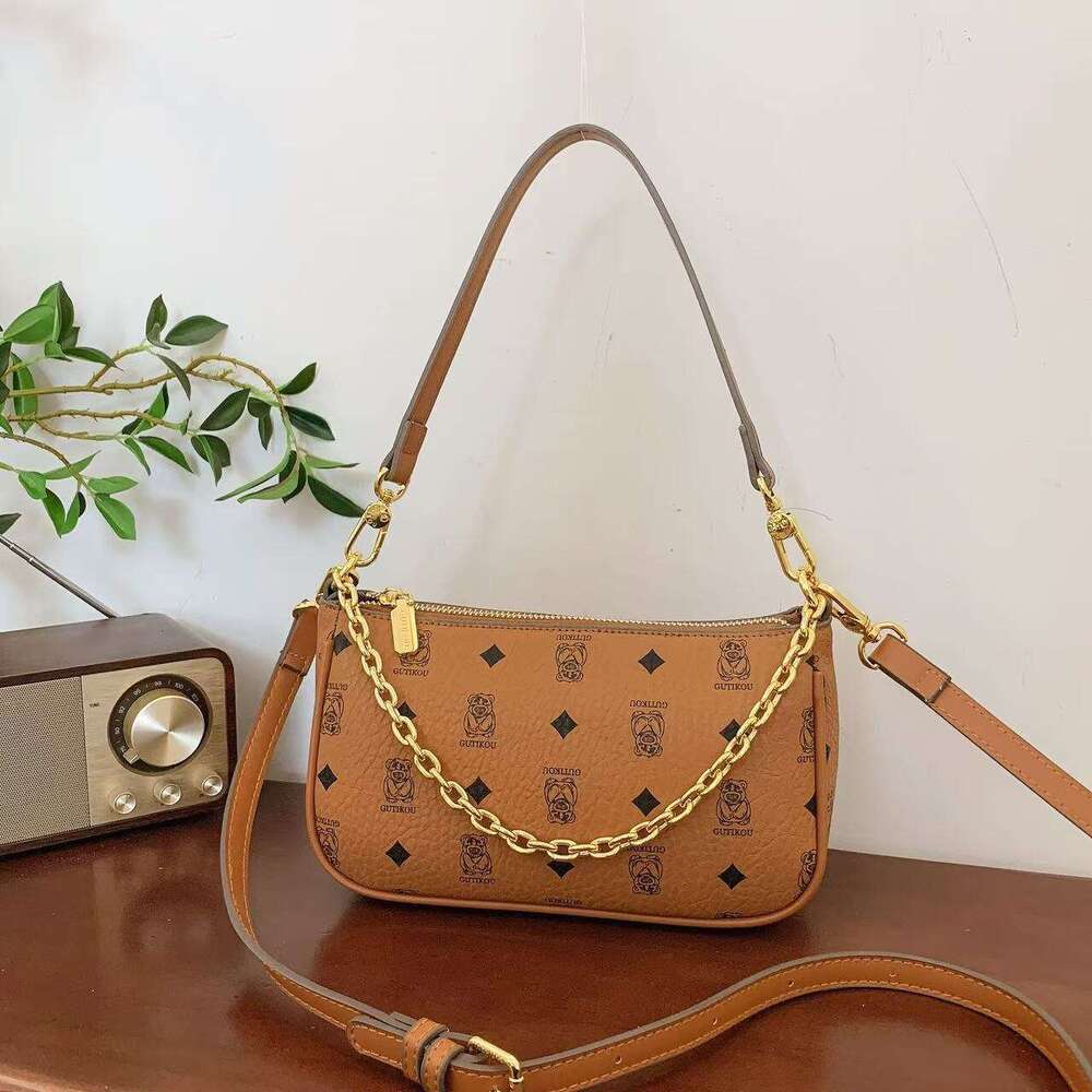 DHessentials 2025 Spring Fashion Small Crossbody Bag, PVC Chain Shoulder Bag with Colorblock Design, Causal Daily Purse for Women