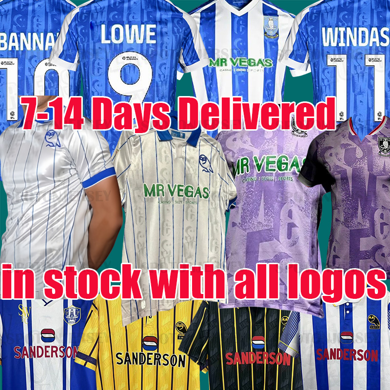 25 26 Sheffield Wednesday football kit soccer jerseys 2025 sheffield wedneaday kids kit football shirts 93 94 95 retro jersey WINDASS BANNAN INGELSSON men kids kit