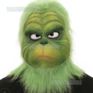 Grinch Mask 2023 New Green Monster Gloves Cosplay Santa Hat the Grinch H250813