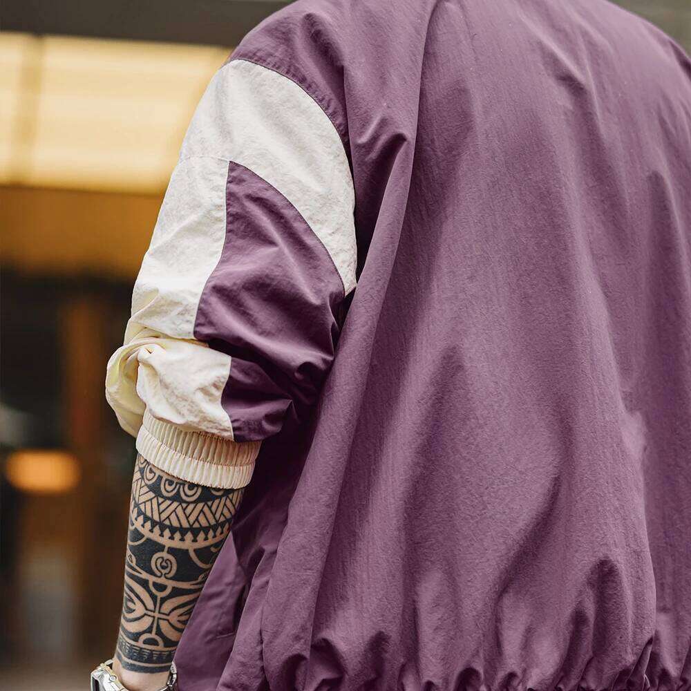 hoodie Maden Vintage Splice Racing Jacket Men's Spring Embroidered Outdoor Motorcycle Style Zip-Up Outerwear Lapel Casual Blue Jackets jacket