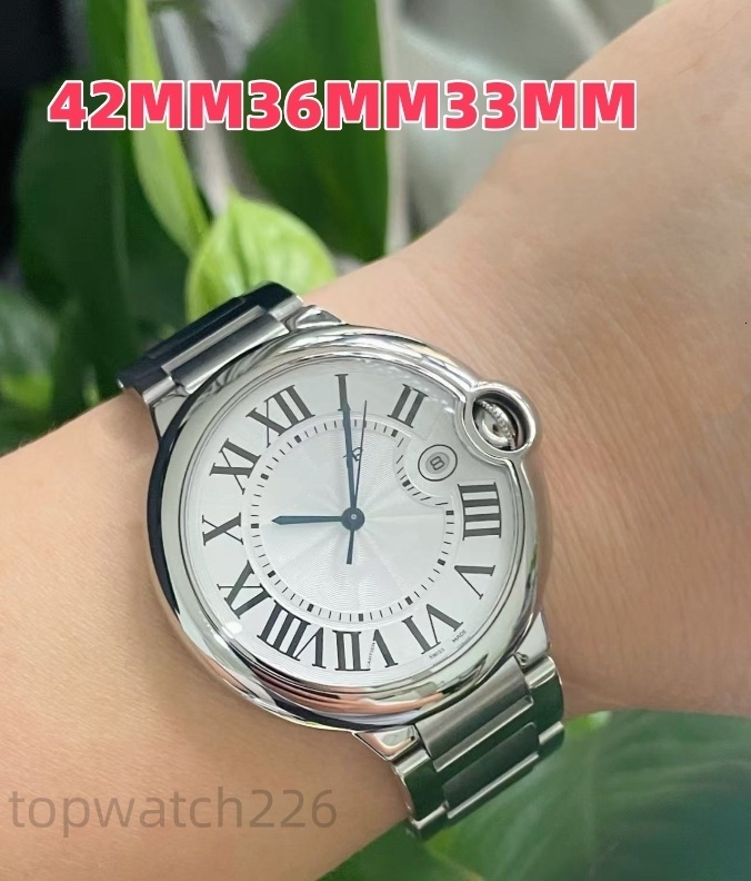 Watch designer 904L steel mechanical automatic watch 42mm 36mm 33mm waterproof fashionable couple automatic movement watch gift strict quality contro