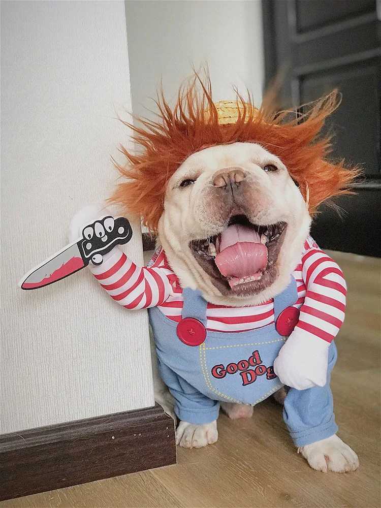 Pet Dog Halloween Clothes Christmas Cosplay Clothing Funny Xmas Dogs Costumes Festival Party Clothing Dog Xmas Outfit For Dogs XJ250813