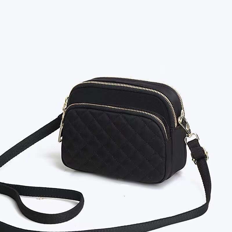 Women's New 2024 Fashion Trend Multi-layer Oxford Cloth Underarm Single Shoulder Crossbody Bag