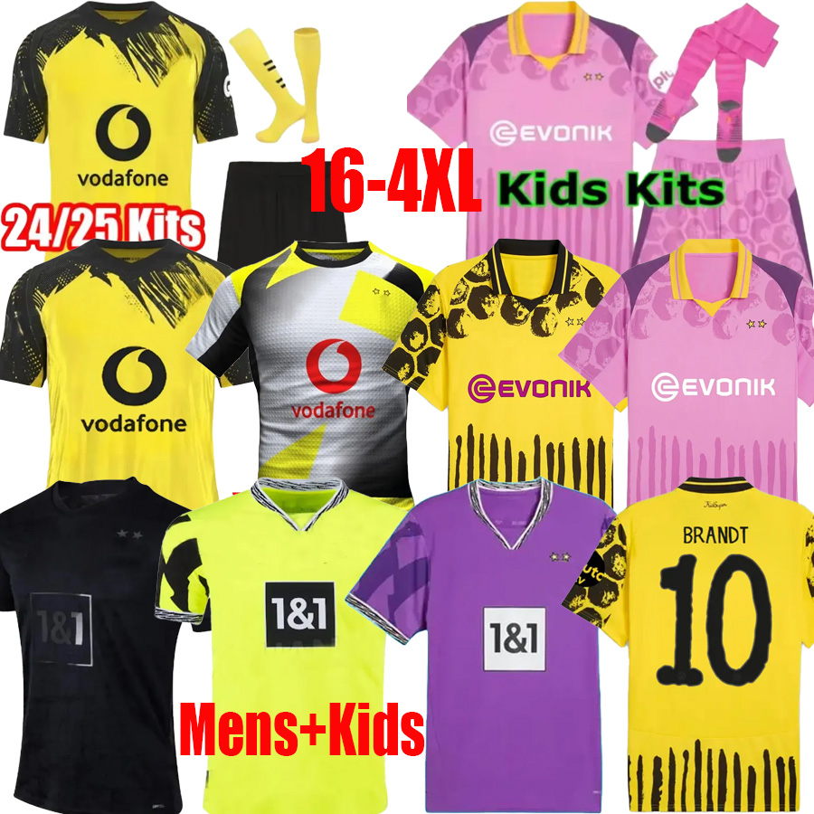25/26 REYNA Dortmunds Soccer Jerseys 2025 Cup version Ryerson Gittens Guirassy Beier BRANDT shirt SULE Sabitzer Campbell Malen Adeyemi KIDS KIT football uniforms