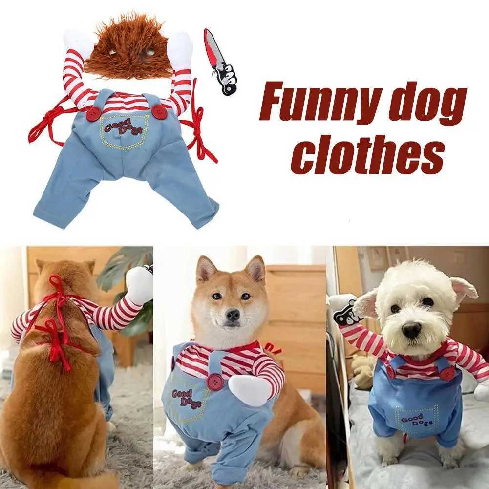 Halloween Dog Costumes Funny Pet Clothes Cosplay Costume Sets Novelty Clothing For Dogs Bulldog Pug Dog Party Costumes XJ250813