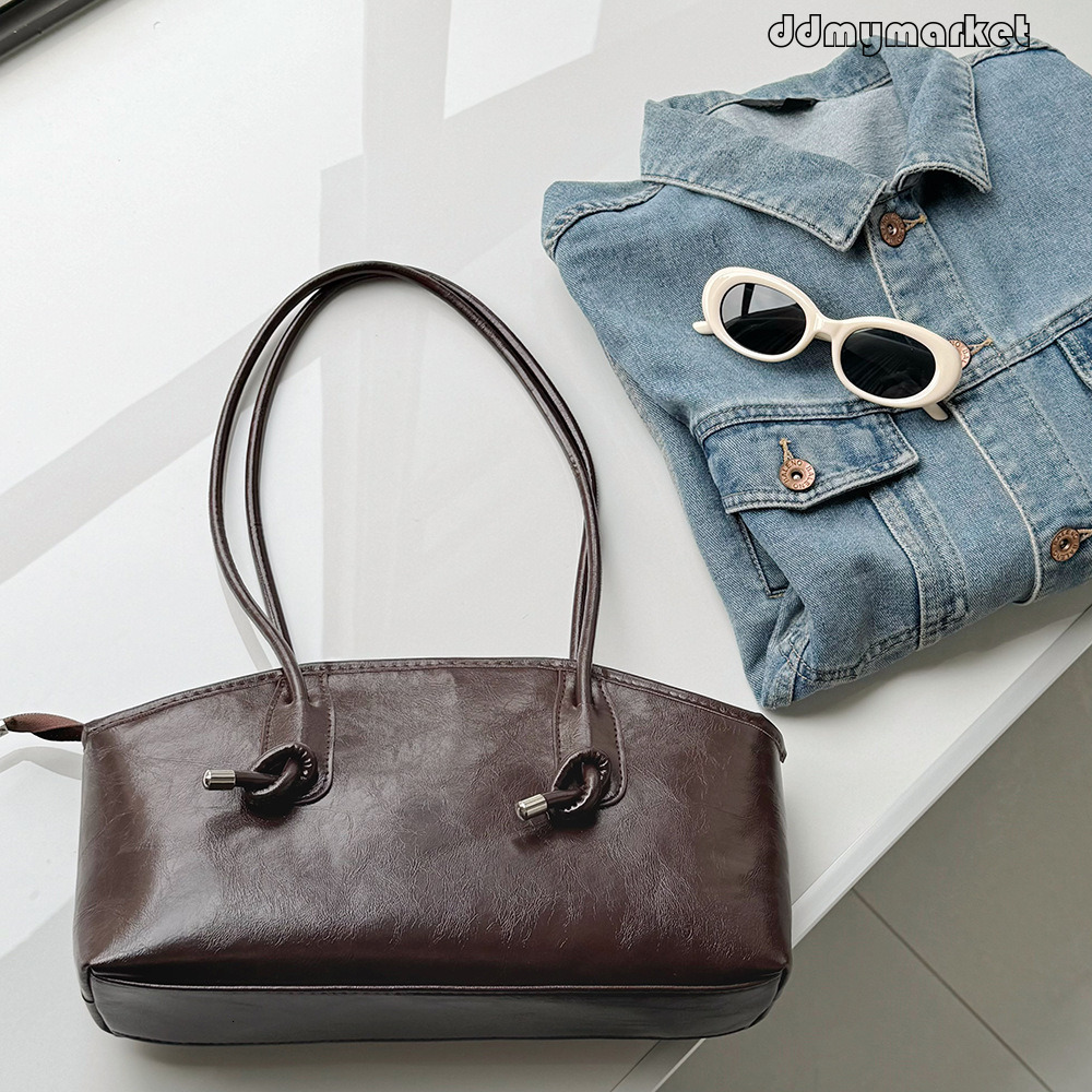 2025 New Large Capacity Women's Internet Celebrity Hard Bottom Three-Dimensional Versatile Shoulder Underarm Bag, Fashion Bag ddmymarket