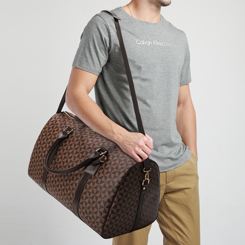 New Men s and Women s Short Distance Travel Bag Large Capacity fashion bag Shoulder Bag Designer Bag Printed Boston Bag Handbag Crossbody Bag