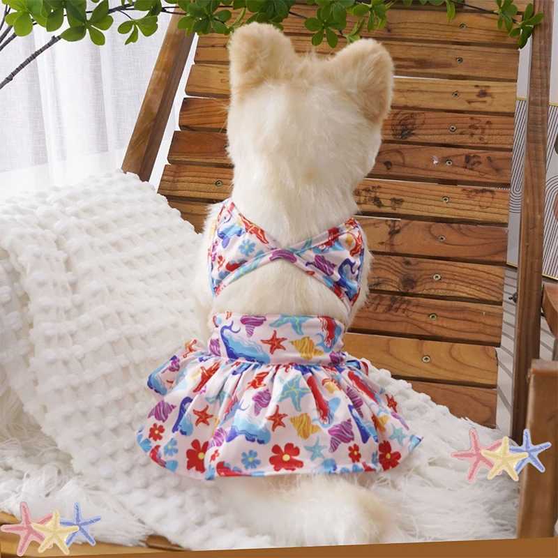 Summer Cut Pet Clothing Puppy Bikini Set Designer Leopard Print Swimsuit Dogs Beach Vacation Clothes Cat Swimwear Dog Costume XJ250813