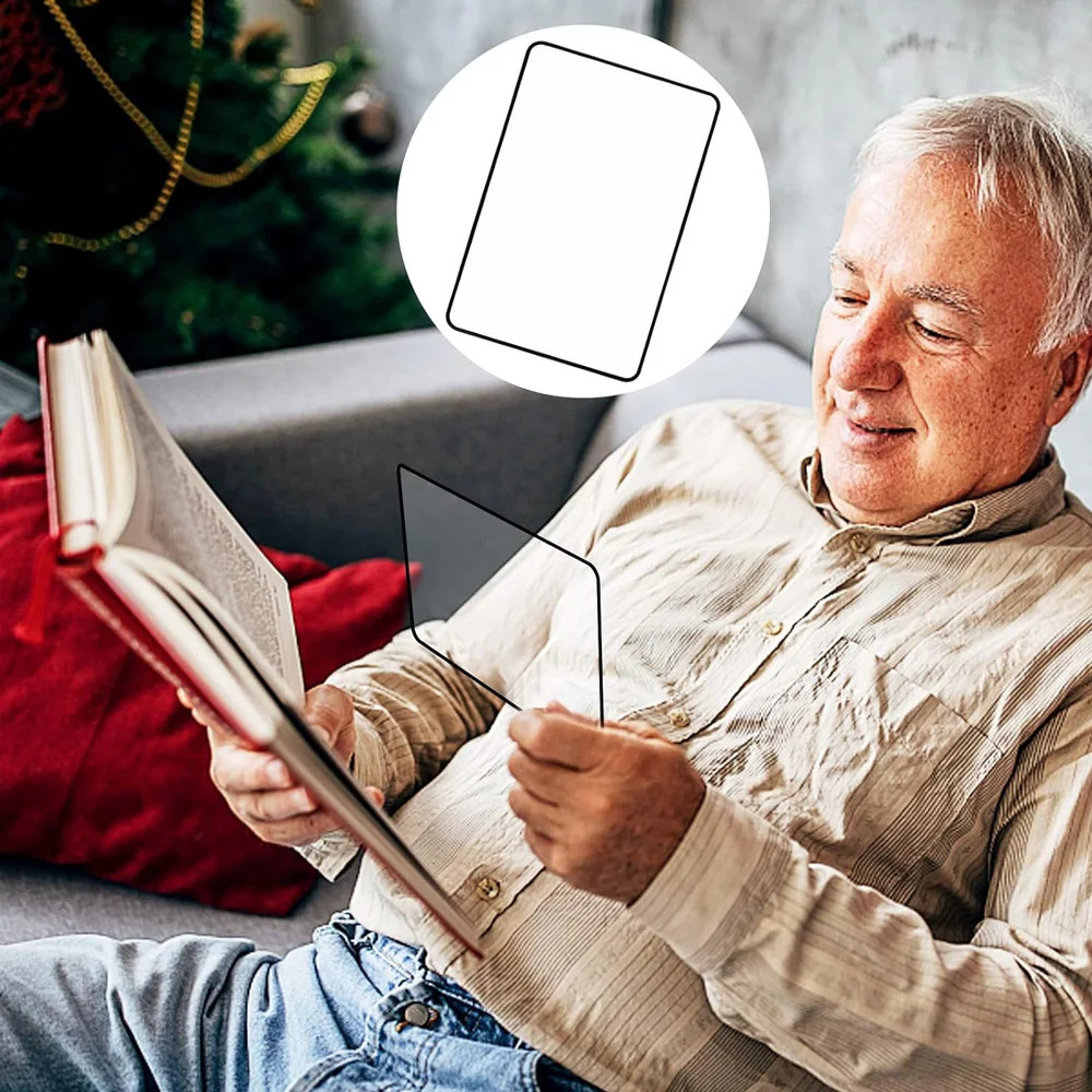 A5 Full Page Large Sheet 3X Magnifier Magnifying Glass Book Magnification Ultrathin Loupe for Reading Small Prints Books 250804