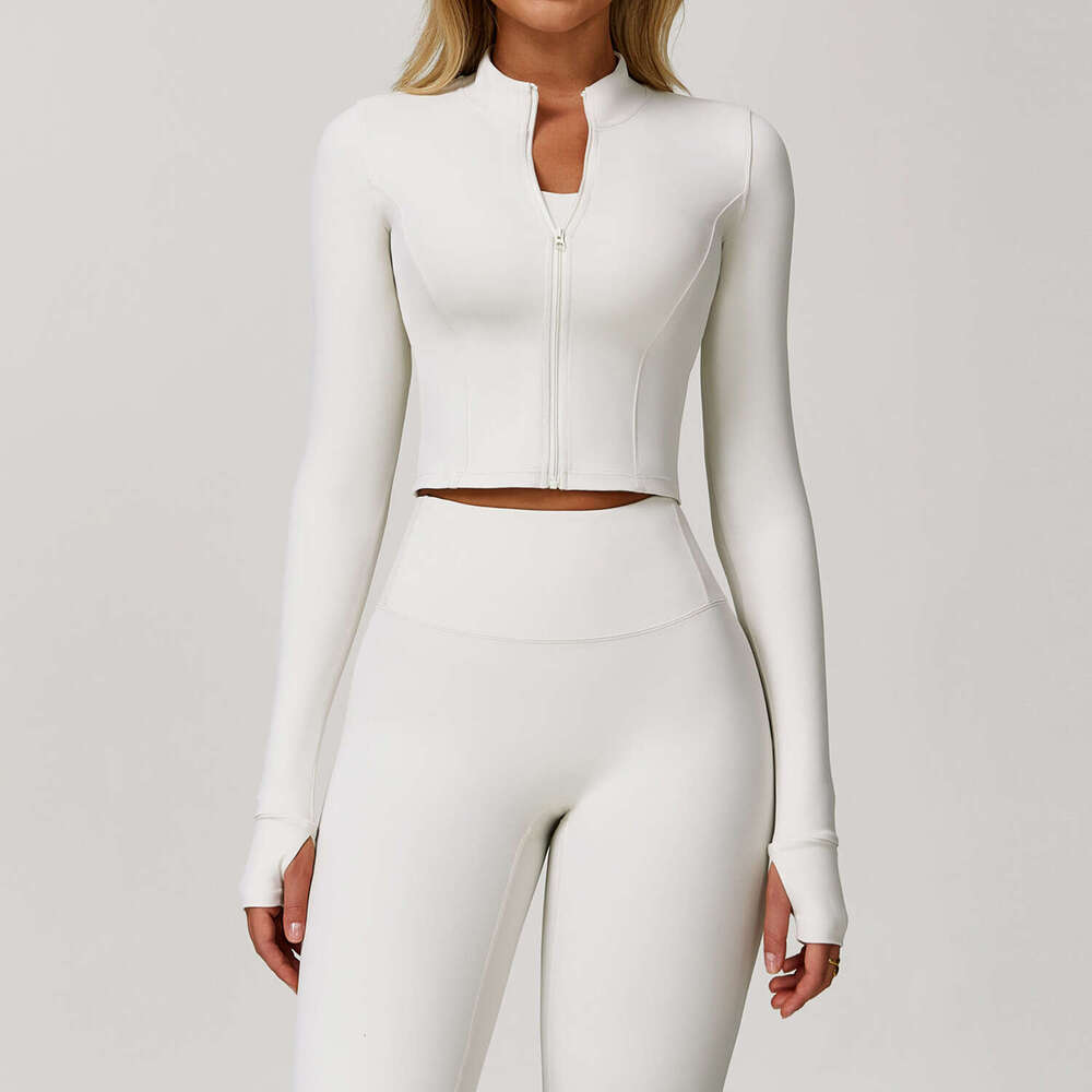 Women's Quick - Dry Slimming Long - Sleeve Yoga Jacket for Outdoor Running