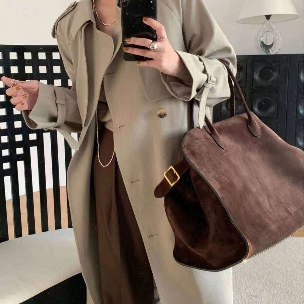 Designer bag Margaux SSS High Quality Suede Leather Women Fashion Shopping Tote Casual Shoulder Bag Large Capacity Handbag bag