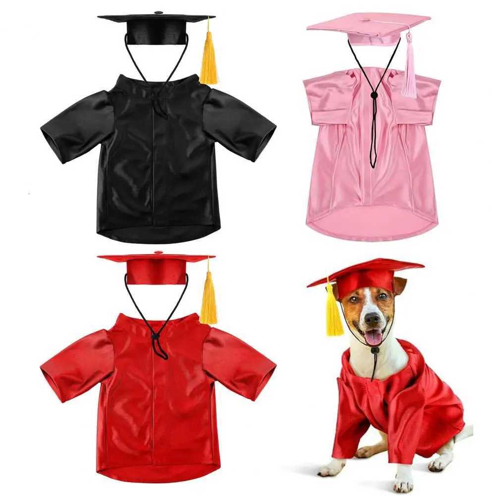 2025 Dog Graduation Costume Set Pet Graduation Cap with Tassel and Gown Set for Dogs Cats Holiday Halloween Party Accessory XJ250813