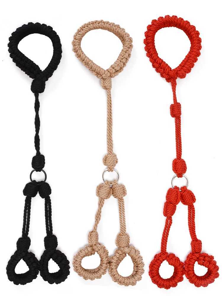 Cotton Rope Cuffs Handcuffs Leg Ankle Cuff Restraints Bondage Bracelet BDSM Fetish Adult Sex Toys For Couples Exotic Accessories XJ250813