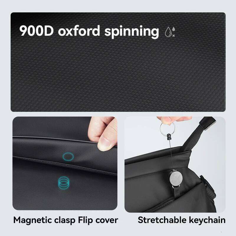 Mark Ryden Multifunction Fashion Shoulder Messenger Large Capacity Leather Crossbody Bag designer bag for men