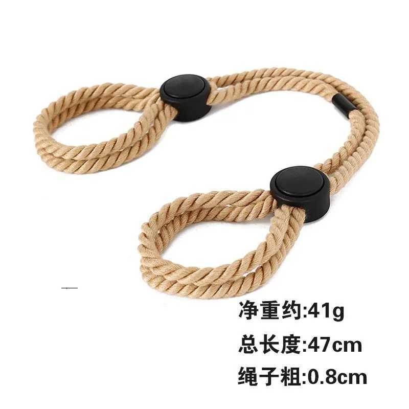 Adjustable Cotton Rope Handcuffs Sexy Fetish Hand Wrist Binding Toys Sexy SM Restraints Sex Bondage Gags Slave Cuffs Adult Game XJ250813