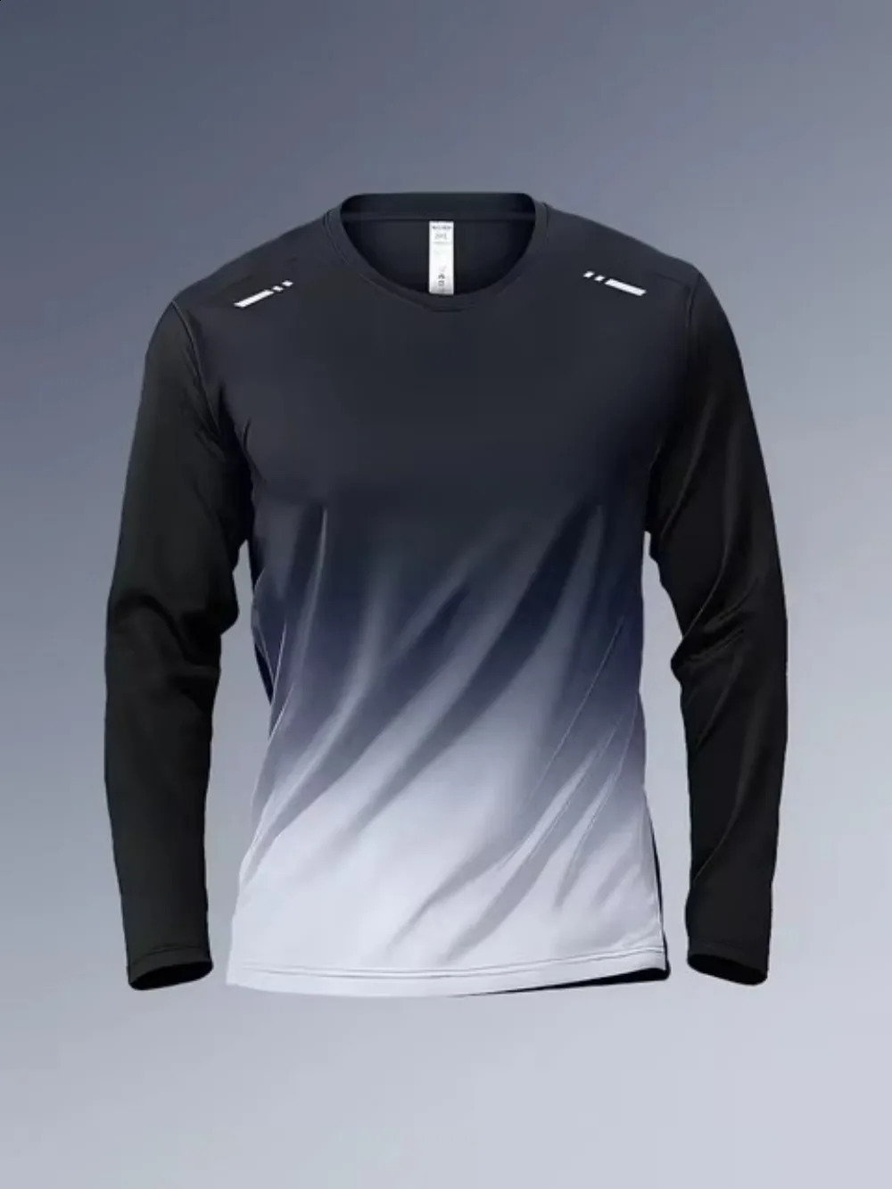 Mens Long Sleeves T-Shirt Fitness Clothes Mens Spring Autumn Quick-Drying Clothes Training Sports T-Shirt Stylish Running Tops 250811