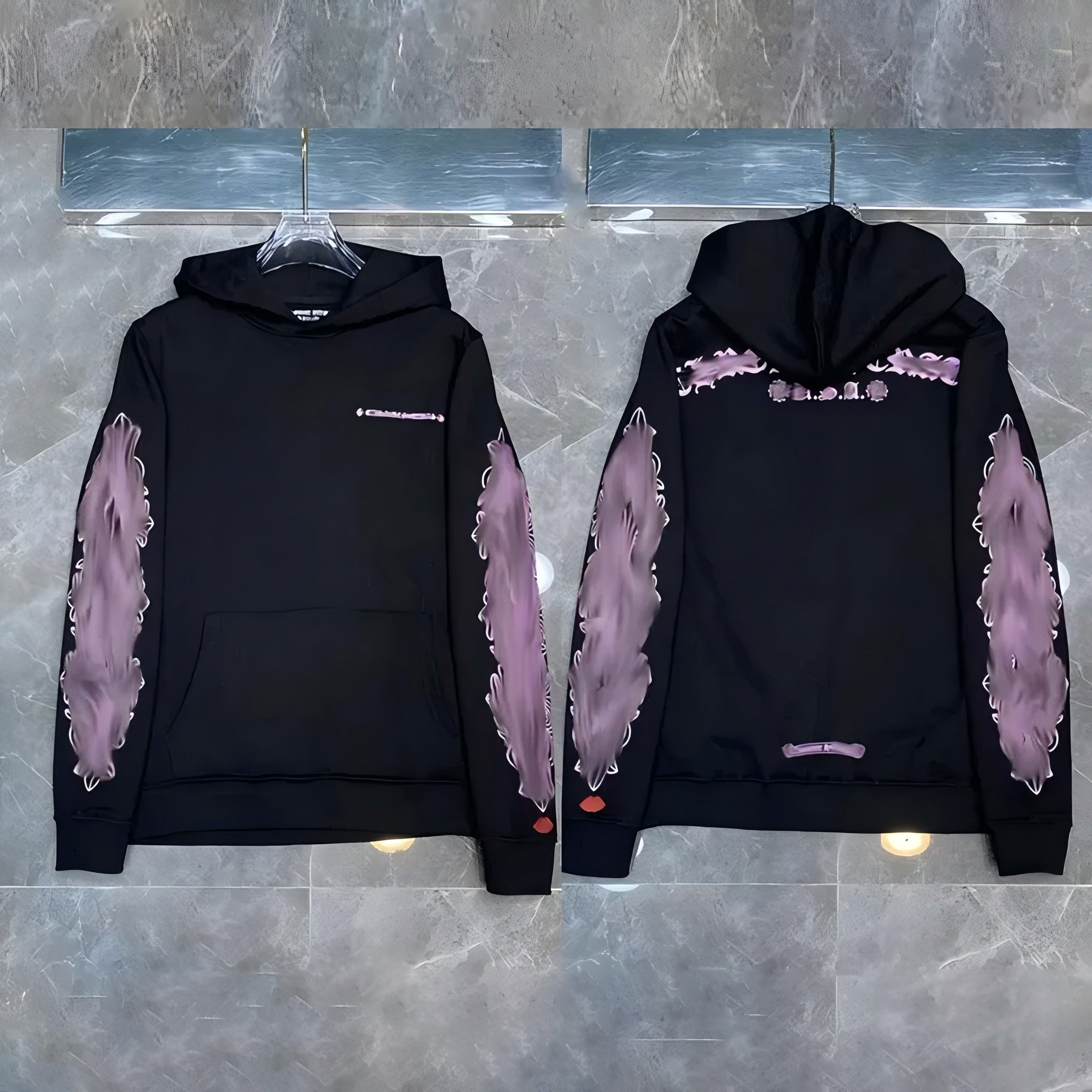 hoodies designer zip up winter jacket tech fleece Outwear Coats zipper rouge casual Streetwear Hooded street hip hop style round neck letter sweatshirt