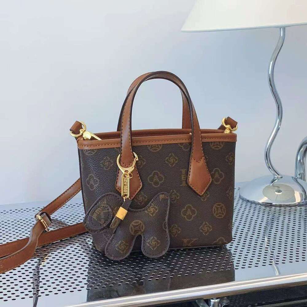 Gutiko 2024 New Crossbody for Women, Internet Celebrity Basket Bag, High-Value Printed Stylish Korean Small Bag