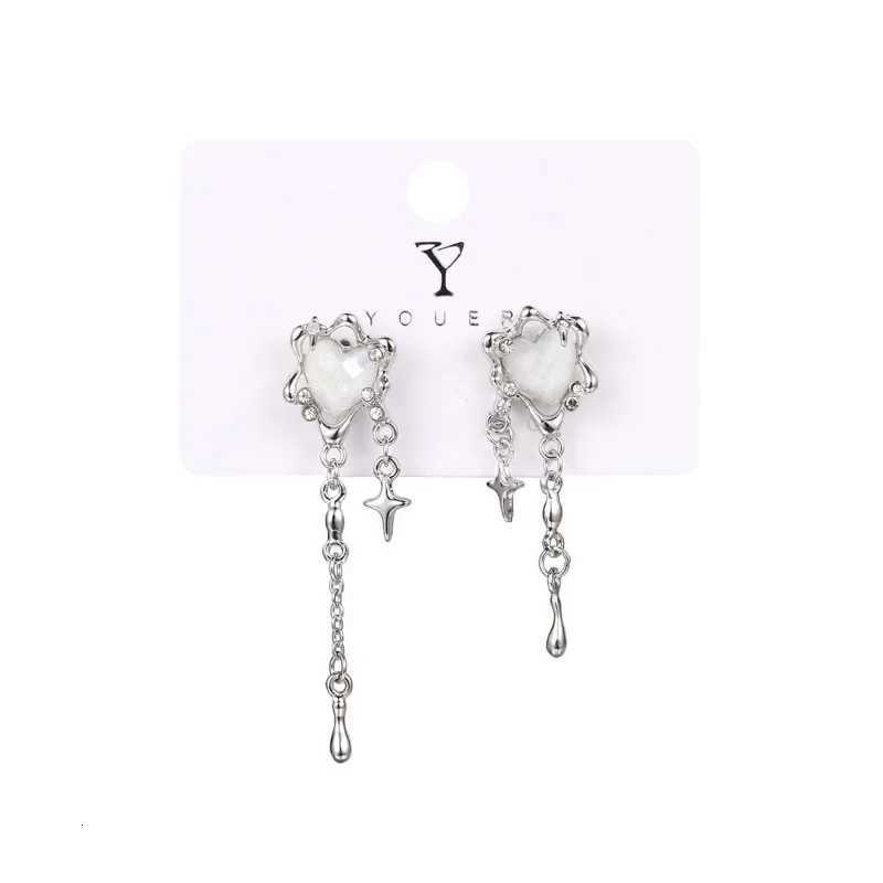 2024 Trendy Party Jewelry Y2K Irregular Liquid Earrings for Women Silver Color Hip-Hop Punk Fashion Geometric Earring Clip Girl Y250812