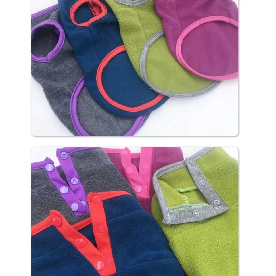 Winter Dog Clothes Soft Fleece Warm Puppy Cat Vest Small Dogs Shih Tzu Chihuahua Jacket Pug French Bulldog Coat Pet Costume XJ250813