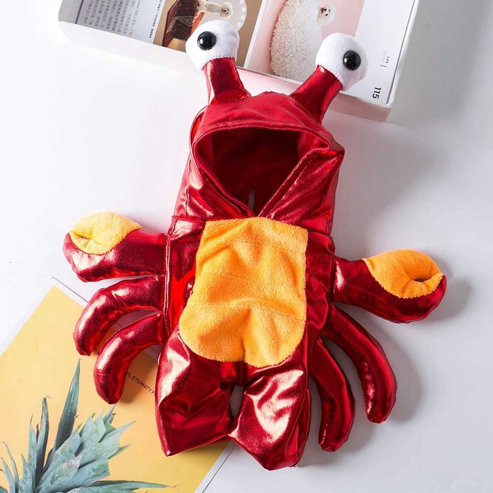 Halloween Dog Clothes Cosplay Halloween Unique And Exclusive Two-Legged For Small Dog/Cat Funny Red Crab Costume XJ250813