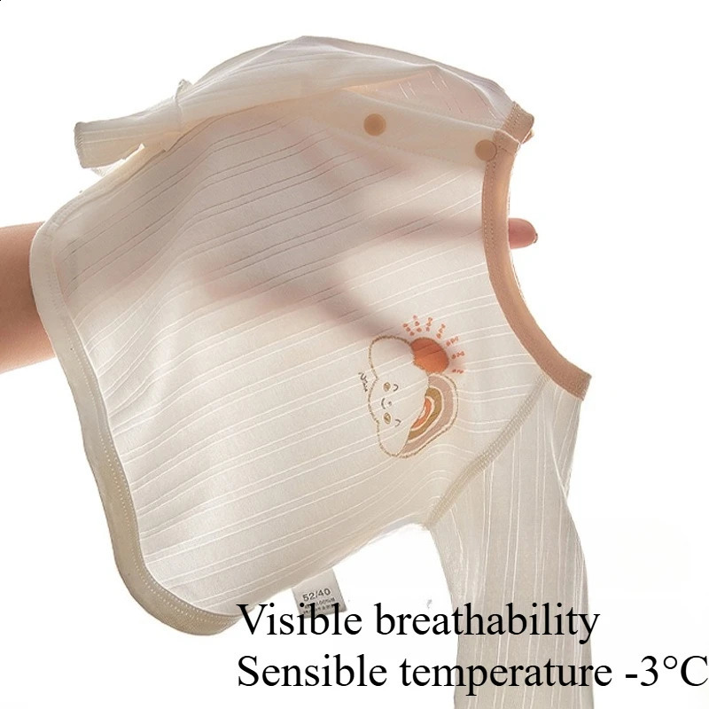 Summer born Baby Clothes Breathable Cotton HalfBack Shirt for 03 Months Infant Outfit 250812